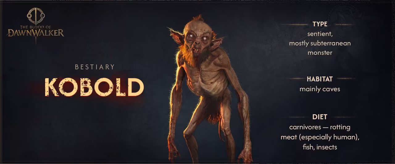 Kobold creature from the mines of Vale Sangora